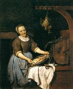 Gabriel Metsu The Cook oil